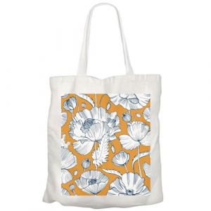 Fabulous Grand sac pour shopping Motif Coquelicot Doré