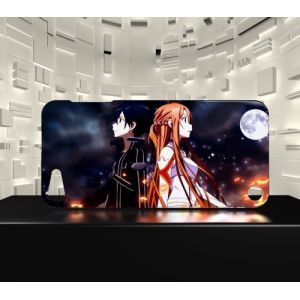Coque compatible pour Ipod TOUCH 7 Sword Art Online SAO Kirito Asuna 06