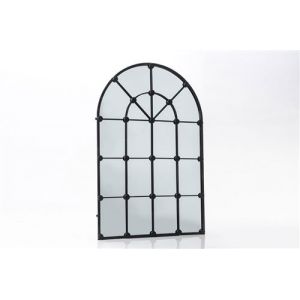 MIROIR Grande Demeure noir 140 - Amadeus - Amadeus - Noir - M&eacute;tal