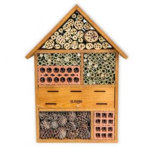 Econex - refuge &agrave; insectes taille m&eacute;dium 60 x 80 cm en bois massif