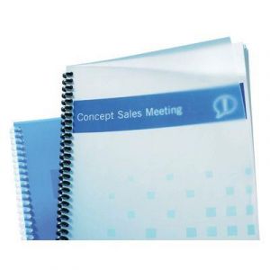 Couvertures polypropyl&eacute;ne transparentes 200&micro; A4 - Paquet de 100