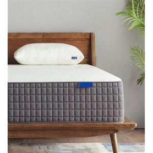 Matelas madison a Ressorts Ensaches + 4 cm Memoire de Forme 80 Kg/m3 + Alese 90x190 Hauteur +/- 25,50 cm - Accueil Moelleux - Soutien Ferme + Oreille