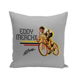 Fabulous Housse de coussin gris Eddy Merckx Vintage [40x40 cm]