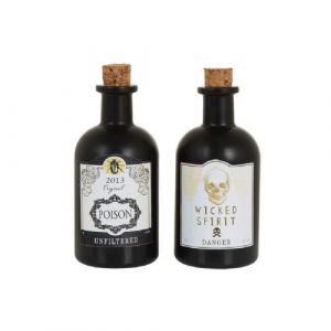 Bristol Novelty - Bouteille POISON (Taille unique) (Noir / blanc) - UTBN1670