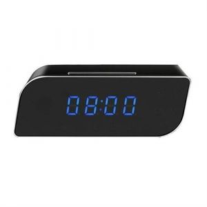 R&eacute;veil &agrave; cam&eacute;ra espion Full HD 4K infrarouge et d&eacute;tection de mouve