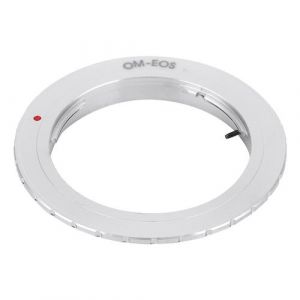 Anneau adaptateur de monture d'objectif en cuivre OM-EOS pour Olympus OM Lens pour Appareil photo Reflex Canon EOS EF