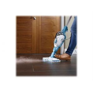BLACK+DECKER FSMH1321J - Nettoyeur à vapeur - balai - blanc/aqua
