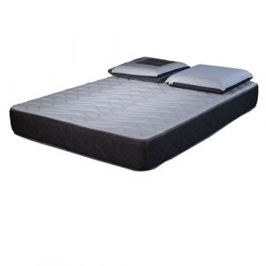 AB Matelas - Matelas Luxe mousse 35kg/m&sup3; - 24 cm - 180x200cm avec 2 Oreillers visco&eacute;lastiques 60x60cm