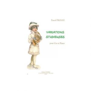 Partitions Classique Combre Proust Pascal - Variations Studieuses - Cor Et Piano Cor