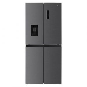 R&eacute;frig&eacute;rateur  4 Portes Avec Distributeur D'Eau - 446L - Total No Frost - L79 Cm X H 180 Cm - Inox - Classe D