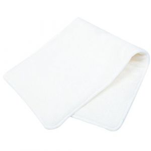 Couche-Doublure 4 Couches Adulte A&icirc;n&eacute; Lavable Absorbant Respirant Tissu Nappe (Blanc)