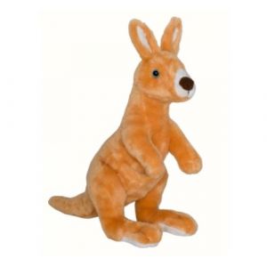 Peluche kangourou 29 cm - ref:k7966