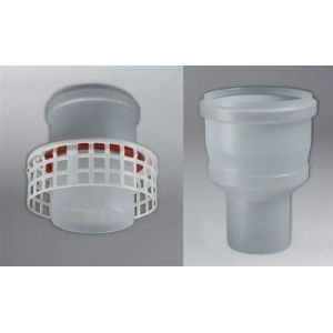 Adaptateur pour cheminée Perfinox B23P - Diam. 80/110 mm - 1 pièce - ATLANTIC - 570104