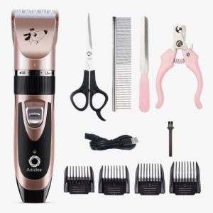 Artizlee Tondeuse à Cheveux Pour Animaux Chien Chat Electrique Sans Fil - Rose