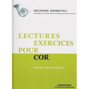 Partitions classique CHOUDENS BARBOTEU G. - LECTURES ET EXERCICES - COR Cor