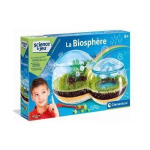Coffret biosphere  cycle de l'eau et plantes -  jeu et science - laboratoire observation nature - des 8 ans - set educatif enfant et carte