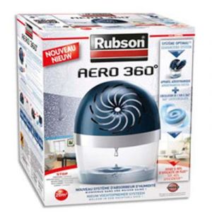 Absorbeur d'humidit&eacute; Aero 360 degr&eacute; 20 m&sup2; + une recharge Tab - Dim. : L18,9 x H24,1 x P11,8 cm