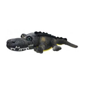Peluche enfant crocodile brun 35 cm - doudou animaux de la savane - nouveaute