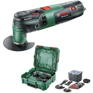 Outil Multifonction BOSCH PMF 250 CES 250W + SystemBox Taille S + Jeu d'accessoires universel - 0615991FG9