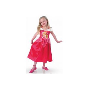 Costume enfant disney princesse - belle au bois dormant : aurore 3-4 ans - robe rose - deguisement