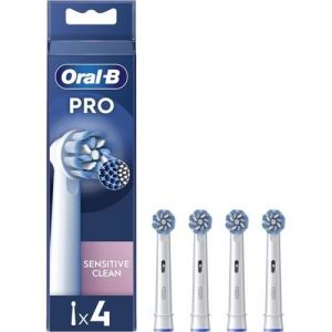Brossettes - Oral-B - Pro Sensitive Clean - Pour Brosse A Dents - 4 Unit&eacute;s