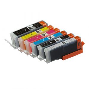 Pack 5 cartouches d'encre PGI 550 XL Black CLI 551 Bk / C/ M/ Y pour imprimante Canon Pixma IP7250