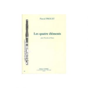 Partitions Classique Combre Proust Pascal - Les Quatre Elements - Piccolo Et Piano Flûte Traversière