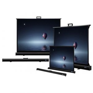 &Eacute;cran de projection pour table DELUXX Expert Portable Blanc Mat Polaro 81 x 61