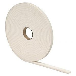 Bulk Hardware bh04940 autocollant PVC haute densit&eacute; Boudin de porte en mousse, 5 m &ndash; blanc, lot de 2