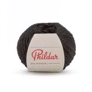 Pelote de Coton et Lin PHIL RUSTIQUE - Phildar(...) - Noir