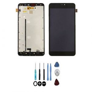Ecran LCD & Vitre tactile Noir Assembl&eacute;s Sur Ch&acirc;ssis Pour Nokia Lumia 640 XL