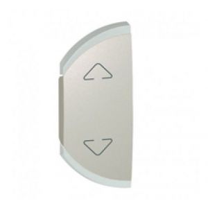 Enjoliveur simple Céliane BUS pour volets roulants montage gauche ou droite - MyHOME® domotique - Titane