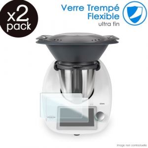 [Pack x2] Film de Protection en Verre Fléxible pour Délimix Supercook QC360