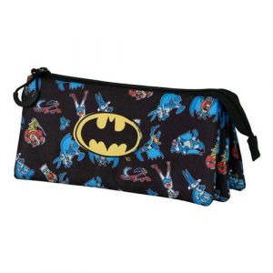 Trousse Triple FAN 2.0 - Looney Tunes Batman Tunes - Noir - Taille Unique