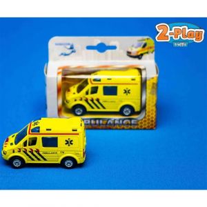 Ambulance Diecast Pull Back 8 cm