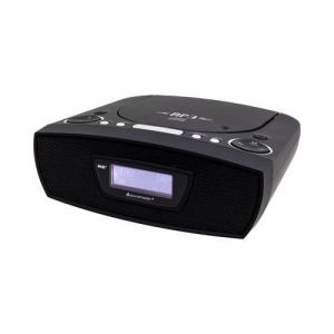 soundmaster URD480SW Radio-réveil FM AUX, CD, USB noir
