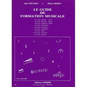 Méthodes et pédagogie COMBRE TRUCHOT/MERIOT - GUIDE DE FORMATION MUSICALE VOL.8 Formation musicale - solfège