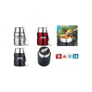 THERMOS R&eacute;cipient alimentaire STAINLESS KING, 0,47 l, bleu