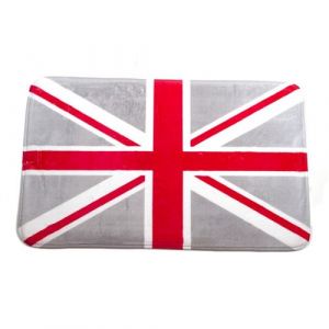 Atmosphera Créateur d'intérieur - Tapis Déco "Printe London" 50x80cm Gris