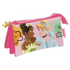 ARDITEX Trousse multi poches - Disney Princesses - 21x11x3,5 cm