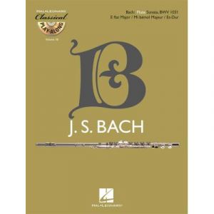 Partitions classique HAL LEONARD BACH J.S. - FLUTE SONATA BWV 1031 + CD - FLUTE Flûte traversière