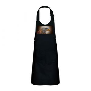 Fabulous Tablier Cuisine Enfant 2 Poches Noir Milan Royal Aigle Magnifique - Haut de gamme