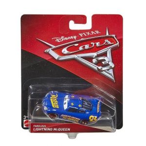 Voiture disney cars 3 fabulous flash mcqueen vehicule miniature bleu re-57