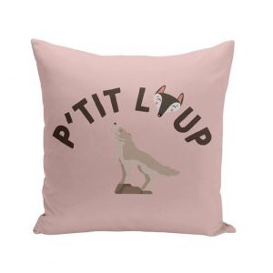 Fabulous Coussin rose P'tit Loup [40x40 cm]