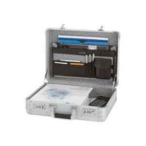 ALUMAXX Attaché case TAURUS - Étui pour documents - aluminium - argent