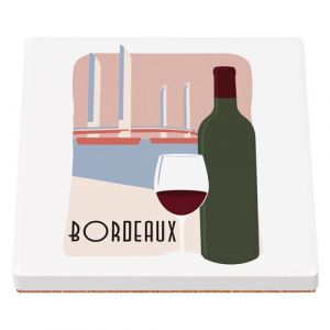 Sous Verre C&eacute;ramique (1 unit&eacute;) - Fabulous - Born in the Legendary 50's (100 x 100 mm)