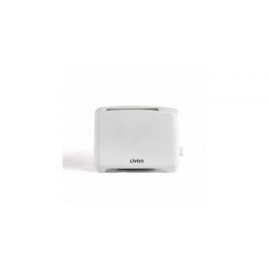 Grille-pain deux fentes livoo dod162w coloris blanc - 750w dod162w