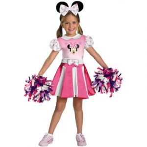 Costume de Minnie Mouse Clubhouse pom-pom girl pour fille - 7-8 ans