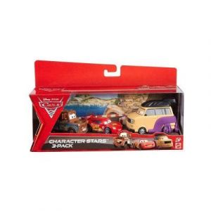 Mattel - Voitures Cars 2 - Pack 3 v&eacute;hicules : Flash McQueen, Martin et Sumo Wrestler