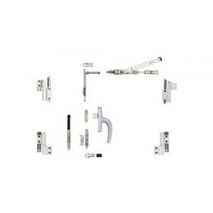 Kit oscillo-battant galicube 2v fapim à crémone nefer midi - compas court 402 à 750 mm - blanc ral 9010 - 1331fa_32